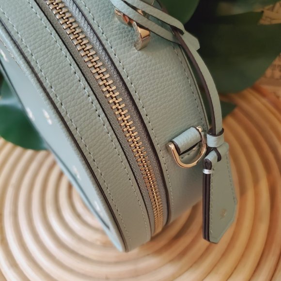 NWT Kate Spade EMBROIDERED CANTEEN CROSSBODY APHRODITE K6933 NWT $349 - Picture 5 of 8